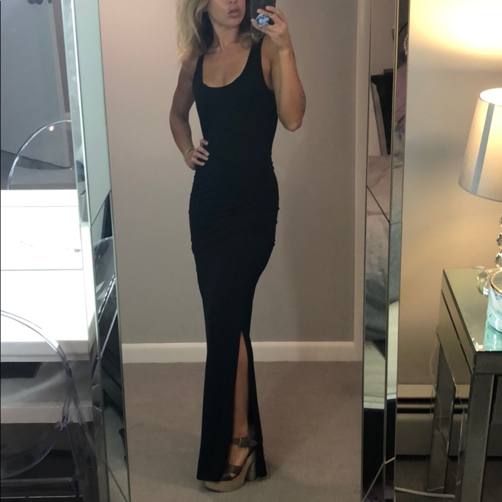 Victoria’s Secret Maxi Tank Dress Ruched Side Slit